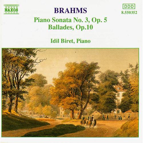 Tamanhos, Medidas e Dimensões do produto CD Brahms - Piano Sonata 3