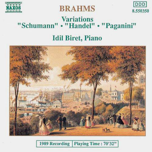 Tamanhos, Medidas e Dimensões do produto CD Brahms - Variations