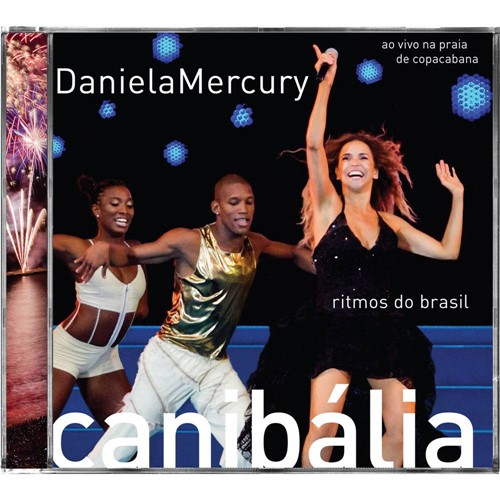 Tamanhos, Medidas e Dimensões do produto CD Daniela Mercury - Canibália - Ritmos do Brasil - ao Vivo