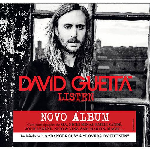Tamanhos, Medidas e Dimensões do produto CD - David Guetta - Listen