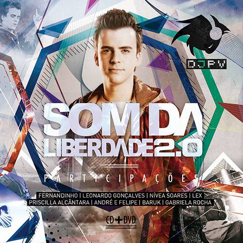 Tamanhos, Medidas e Dimensões do produto CD + DVD - DJ PV: Som da Liberdade 2.0 (2 Discos)