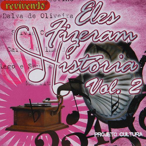 Tamanhos, Medidas e Dimensões do produto CD - Eles Fizeram História - Vol. 2