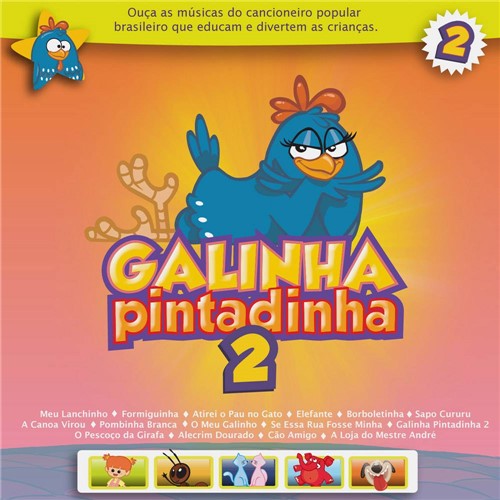 Tamanhos, Medidas e Dimensões do produto CD Galinha Pintadinha - Vol. 2