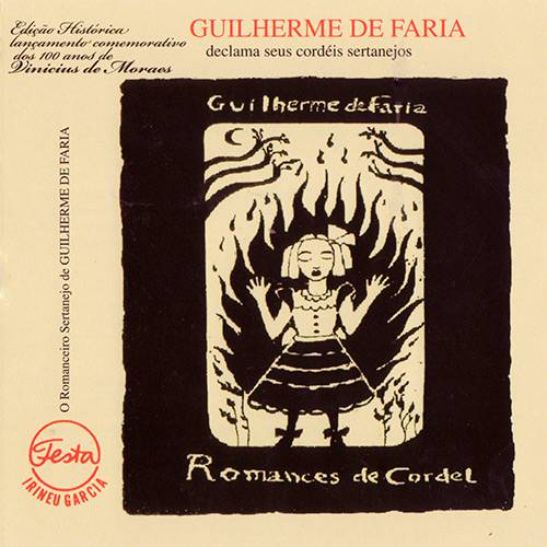 Tamanhos, Medidas e Dimensões do produto CD - Guilherme de Faria: Romances de Cordel