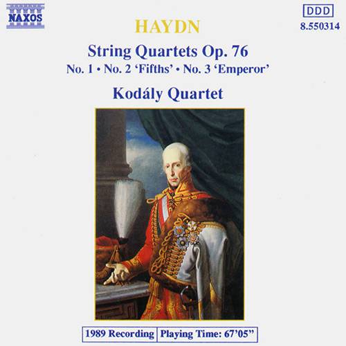 Tamanhos, Medidas e Dimensões do produto CD - Haydn - String Quartets Op. 76