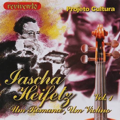 Tamanhos, Medidas e Dimensões do produto CD - Jascha Heifetz - um Romance, um Violino - Vol. 1