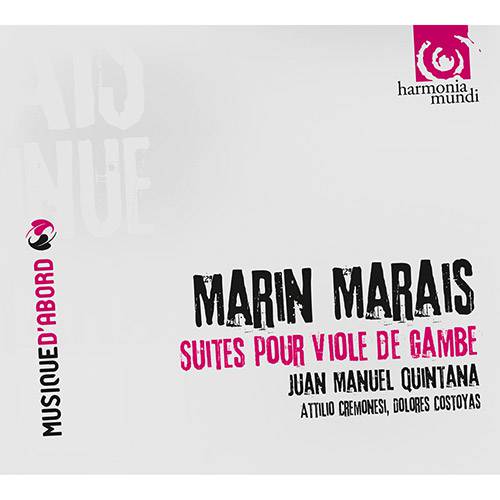 Tamanhos, Medidas e Dimensões do produto CD Marin Marais - Suites por Viole de Gambe