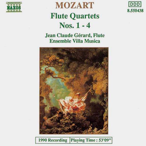 Tamanhos, Medidas e Dimensões do produto CD Mozart - Flute Quartets Nos. 1-4