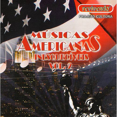 Tamanhos, Medidas e Dimensões do produto CD - Músicas Americanas Inesquecíveis: Projeto Cultura - Volume 2