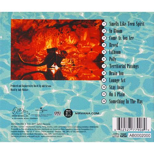 Tamanhos, Medidas e Dimensões do produto CD Nirvana - Nevermind