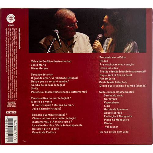 Tamanhos, Medidas e Dimensões do produto CD Olivia & Francis - Almas Música Sons & Silêncio