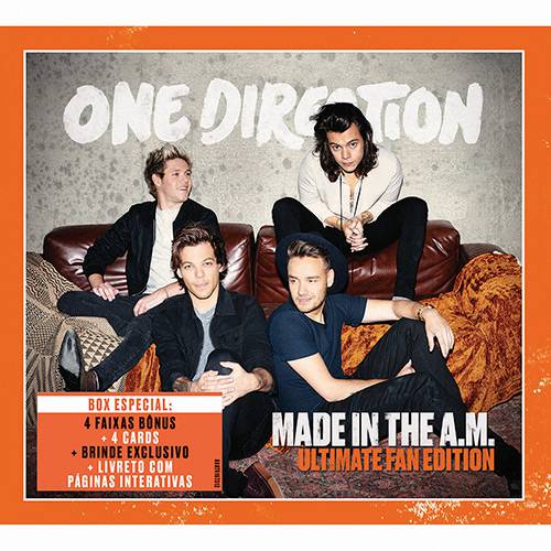 Tamanhos, Medidas e Dimensões do produto CD - One Direction - Made In The A.m. (Super Deluxe)