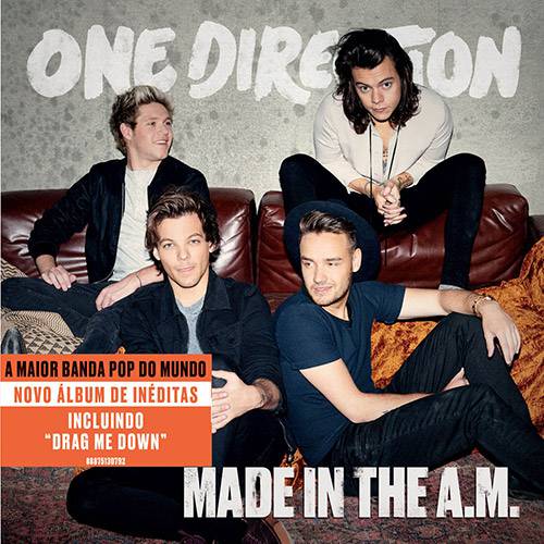 Tamanhos, Medidas e Dimensões do produto CD - One Direction - Made In The A. M.