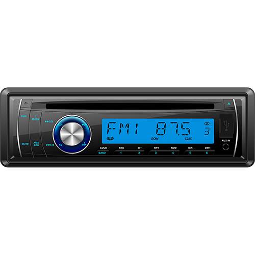Tamanhos, Medidas e Dimensões do produto CD Player Automotivo Lenoxx AR 613 Rádio FM Entradas USB, SD e AUX