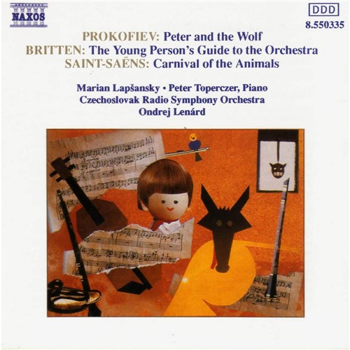 Tamanhos, Medidas e Dimensões do produto CD Prokofiev Britten - Peter And The Wolf