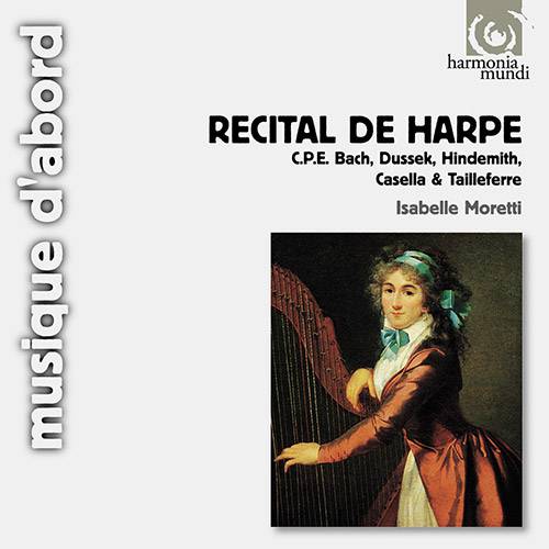 Tamanhos, Medidas e Dimensões do produto CD Recital de Harpe - C.P.E Bach Ouvres
