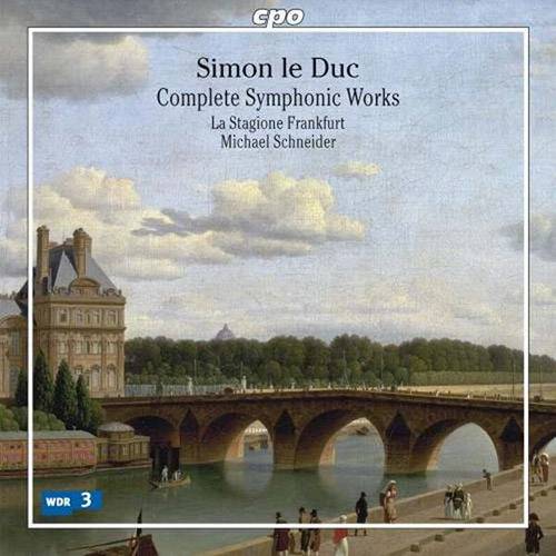 Tamanhos, Medidas e Dimensões do produto CD - Simon Le Duc - Complete Symphonic Works