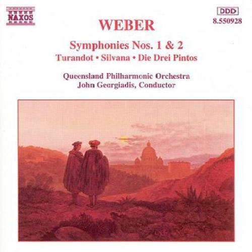 Tamanhos, Medidas e Dimensões do produto CD Weber - Symphonies Nos. 1 And 2