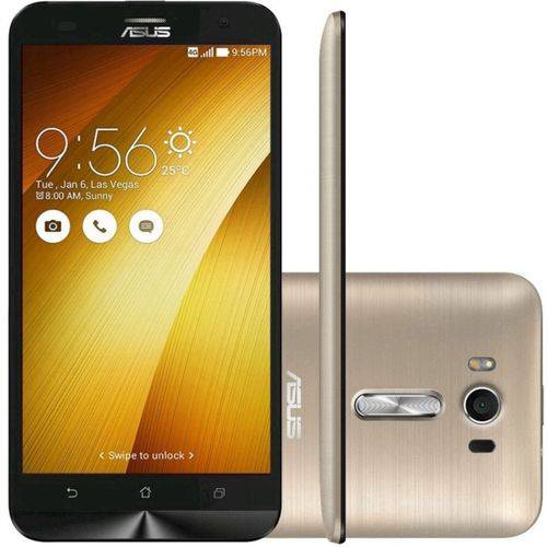 Tamanhos, Medidas e Dimensões do produto Smartphone Tela 5.5 13MP+5MP ZE550KL 32GB Asus Zenfone 2 LASER Dual Sim- Dourado