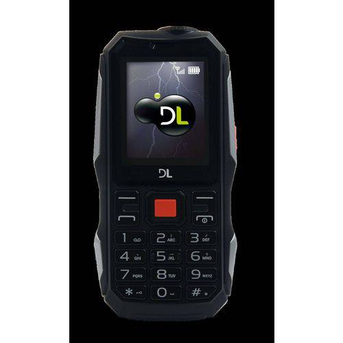 Tamanhos, Medidas e Dimensões do produto Celular Dl Power Phone Pw020, Preto - Dual Chip, Câmera, Lanterna, Rádio Fm, Bluetooth, Função Power