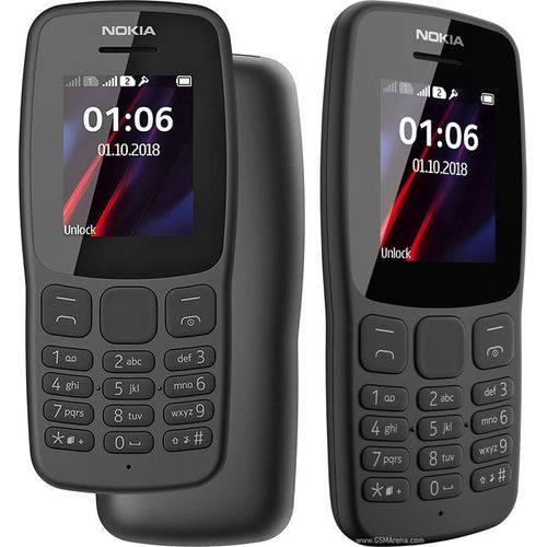 Tamanhos, Medidas e Dimensões do produto Celular Nokia 106 Dual Sim Tela de 1.8 '' Radio Fm