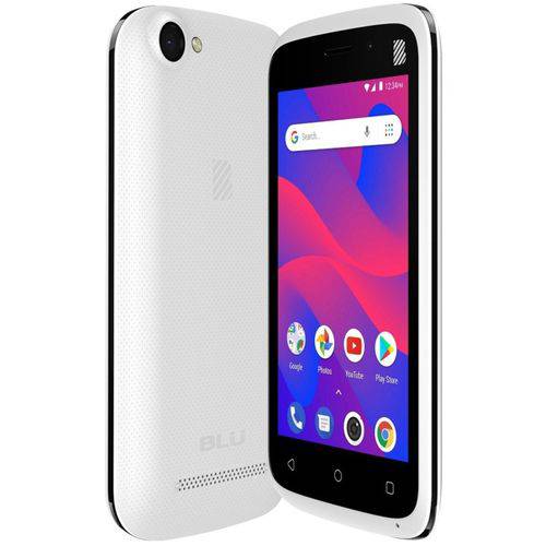 Tamanhos, Medidas e Dimensões do produto Celular Smartphone Blu Advance L4 A350i Dual Sim 3G 8gb Android 8.1 GO Edition - Branco