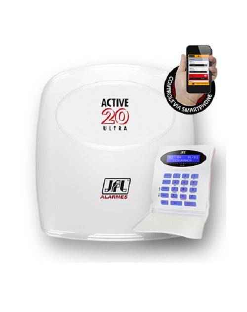 Tamanhos, Medidas e Dimensões do produto Central de Alarme Monitorável Active 20 Ultra Jfl