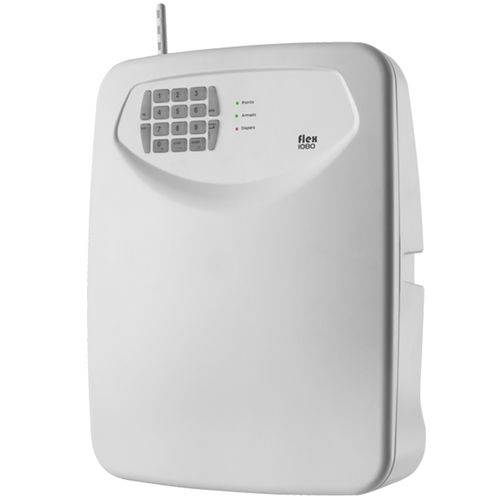 Tamanhos, Medidas e Dimensões do produto Central de Alarme Tem Flex-1080 Web com Módulo Wifi e Tx 10 Setores Mistos