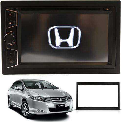 Tamanhos, Medidas e Dimensões do produto Central Multimídia Dvd Honda City Dx 09/12 Blue Espelhamento