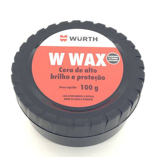 Tamanhos, Medidas e Dimensões do produto Cera Cristalizadora de Carnauba W Wax Wurth 100g