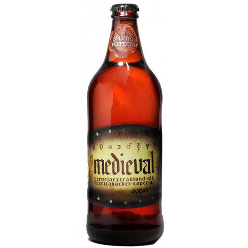 Tamanhos, Medidas e Dimensões do produto Cerveja Backer Medieval 600 Ml