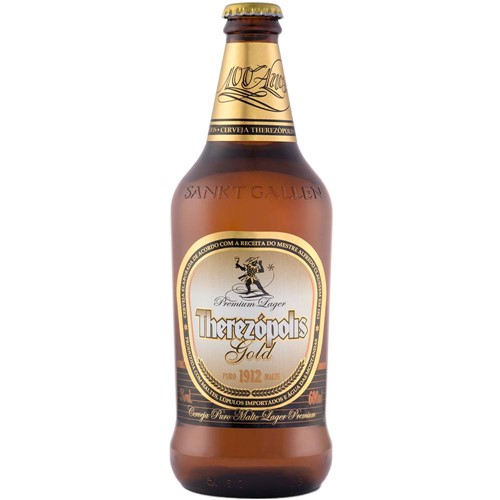Tamanhos, Medidas e Dimensões do produto Cerveja Brasileira Therezópolis Gold - 600ml