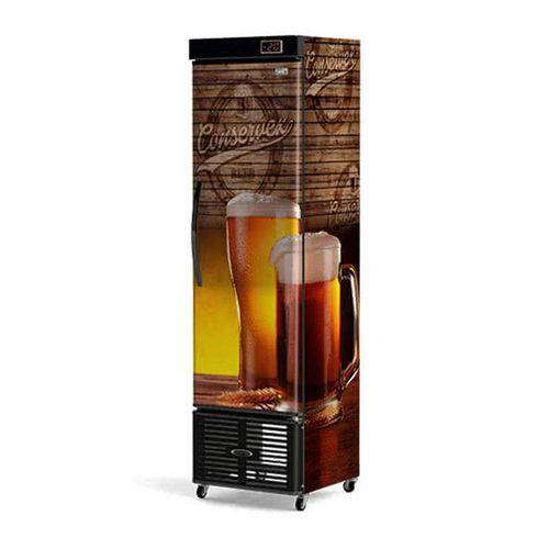 Tamanhos, Medidas e Dimensões do produto Cervejeira Refrigerada Slim Pub 220v CRV-250P Conservex