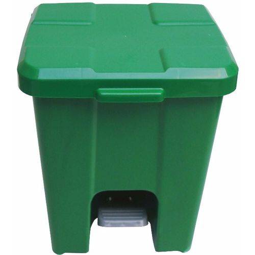 Tamanhos, Medidas e Dimensões do produto Cesto / Lixeira Plástica com Pedal 30 Litros JSN P30 Verde