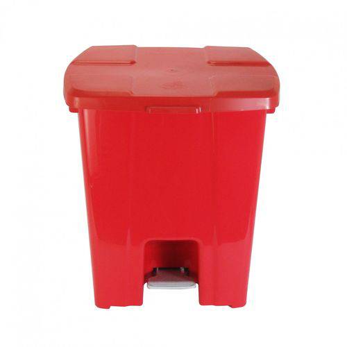 Tamanhos, Medidas e Dimensões do produto Cesto / Lixeira Plástica com Pedal 30 Litros Vermelha Jsn P30