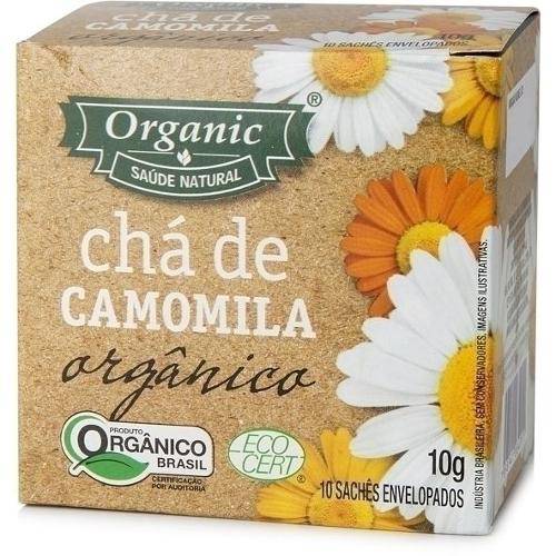 Tamanhos, Medidas e Dimensões do produto Cha de Camomila Organico 10g Organic