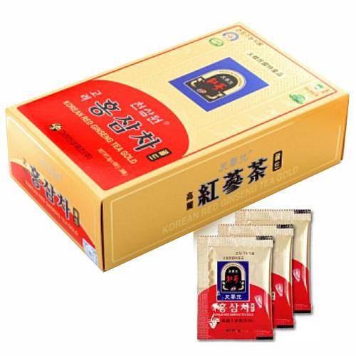 Tamanhos, Medidas e Dimensões do produto Chá Ginseng Coreano Red - 100 Sachês de 3g