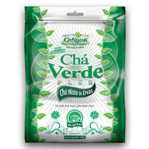 Tamanhos, Medidas e Dimensões do produto Cha Verde Plus 100grs Katigua