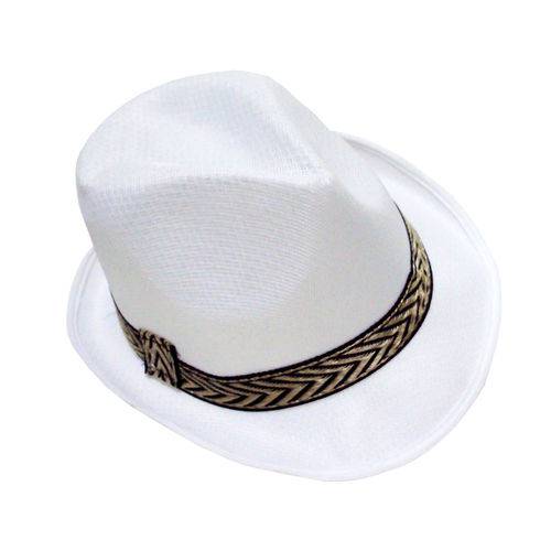 Tamanhos, Medidas e Dimensões do produto Chapéu Panamá Carioca Unissex Branco