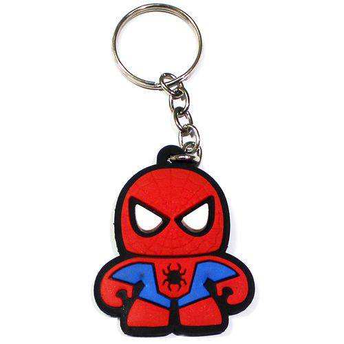 Tamanhos, Medidas e Dimensões do produto Chaveiro de Borracha Homem-aranha - Spiderman - Heroi