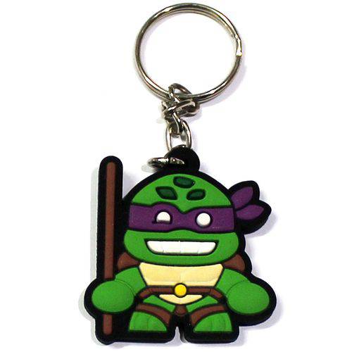 Tamanhos, Medidas e Dimensões do produto Chaveiro de Borracha Tartarugas Ninja - Donatello - Donie