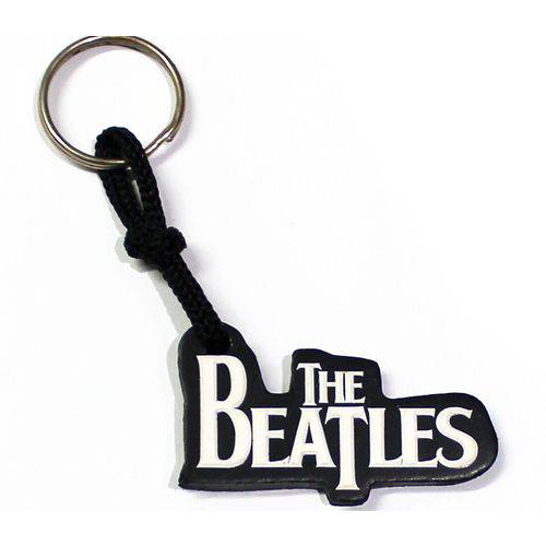 Tamanhos, Medidas e Dimensões do produto Chaveiro de Borracha The Beatles Logo - Banda Rock