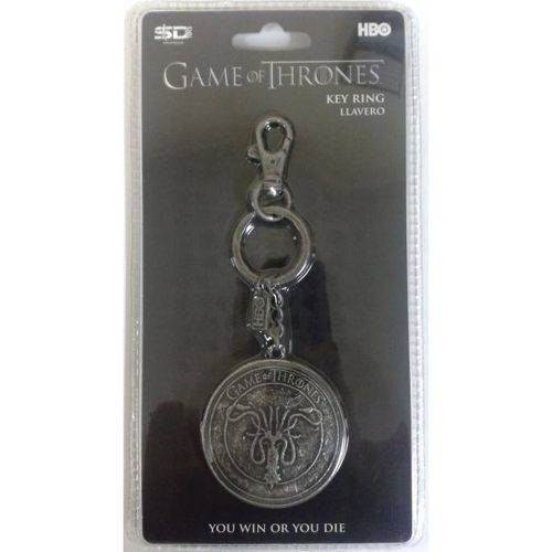 Tamanhos, Medidas e Dimensões do produto Chaveiro de Metal - Escudo Emblema Greyjoy - Game Of Thrones - SD Toys