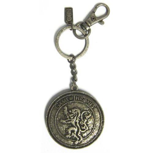 Tamanhos, Medidas e Dimensões do produto Chaveiro de Metal - Escudo Emblema Lannister - Game Of Thrones - SD Toys