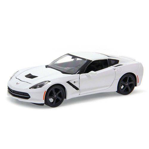 Tamanhos, Medidas e Dimensões do produto Chevrolet Corvette C7 2014 Coupe Maisto 1:24 Branco