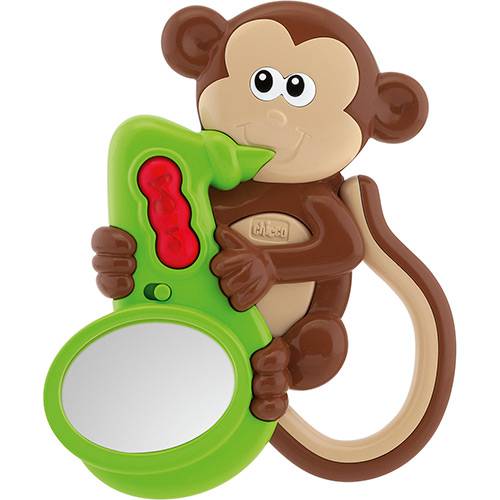 Tamanhos, Medidas e Dimensões do produto Chocalho Musical Macaco Chicco Colorido