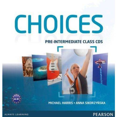 Tamanhos, Medidas e Dimensões do produto Choises - Pre-Intermediate Class Cds