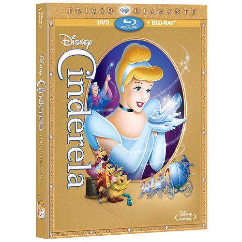 Tamanhos, Medidas e Dimensões do produto Cinderela (Blu-ray e DVD) - Edição Diamante