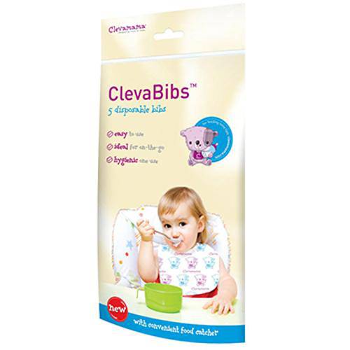 Tamanhos, Medidas e Dimensões do produto Clevabibs - Babadores Descartáveis (5 Unid.) - Clevamama - Ref-7019
