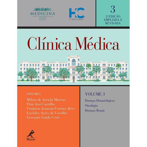 Tamanhos, Medidas e Dimensões do produto Clínica Médica: Doenças Hematológicas / Oncologia / Doenças Renais Manole 2ª Edição 2016 Martins / C